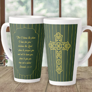 Pastor Geschenkplannen die ik voor jou heb Schrift Latte Mok