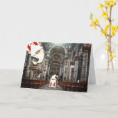 Pastor Gnome Kathedraal Wenskaarten Kaart (Gele Bloem)