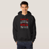 Pastor Hardcore Devil Stomping Ninja Officiële baa Hoodie (Voorkant volledig)