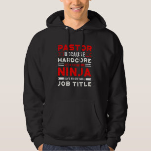 Pastor Hardcore Devil Stomping Ninja Officiële baa Hoodie