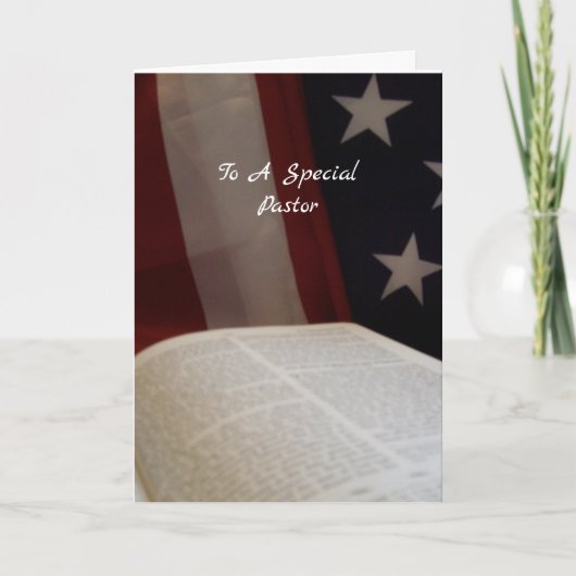 PASTOR Hartelijk dank - BF-kaart Kaart (Voorkant)