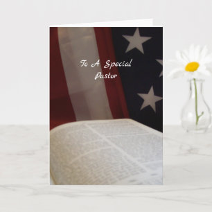 PASTOR Hartelijk dank - BF-kaart Kaart