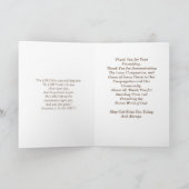 PASTOR Hartelijk dank Kaart (Binnen)