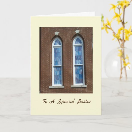 PASTOR Hartelijk dank - SG Card Kaart (Gele Bloem)