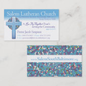 Pastor Jake Salem Lutheran Church Visitekaartje (Voorkant / Achterkant)