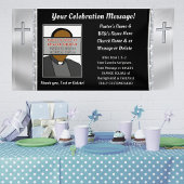 Pastor Jubileum banner ideeën, kerkbanner