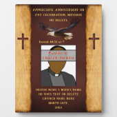 Pastor Jubileum cadeau-ideeën, Pastor waardering Fotoplaat (Voorkant)