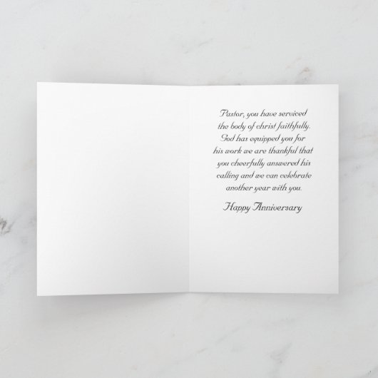 pastor kaart (Binnen)