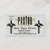 Pastor/kerk gepersonaliseerd visitekaartje (Voorkant)