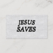 Pastor/kerk gepersonaliseerd visitekaartje (Achterkant)