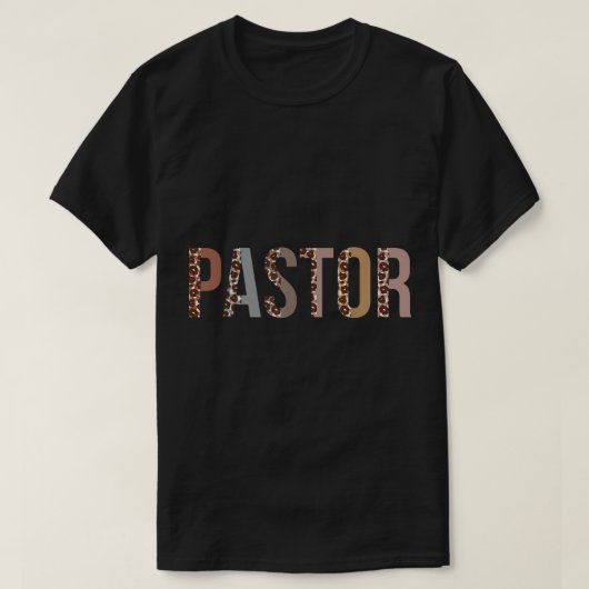Pastor Leopard Waardering Grappig Voor Vrouwen Voo T-shirt (Design voorkant)
