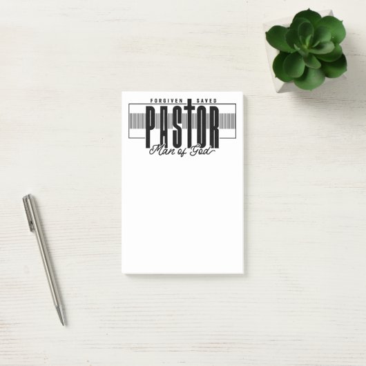 Pastor Man of God Post-it Notes (Kantoor)