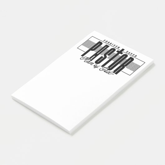 Pastor Man of God Post-it Notes (Schuin)