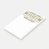 Pastor Man of God Post-it Notes (Schuin)