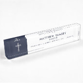 Pastor Modern Minimal Cross Scripture Marine Naambordje