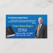 Pastor of Deacon Photo Church Visitekaartje (Voorkant)