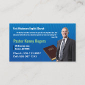 Pastor of Deacon Photo Church Visitekaartje (Voorkant)