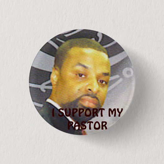 pastor-ondersteuning ronde button 3,2 cm (Voorkant)