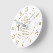 PASTOR Ordination Jubileum Bijbel Verse Gift Ronde Klok (Hoek)