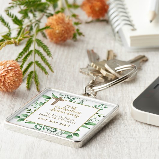 PASTOR Ordination Jubileum Verse - Gepersonaliseer Sleutelhanger (Zijkant)