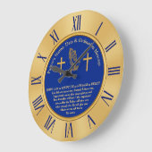 Pastor Priest Ordination Gifts, Personalized Grote Klok (Hoek)