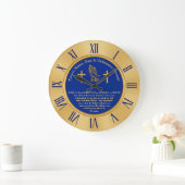 Pastor Priest Ordination Gifts, Personalized Grote Klok (Huis)