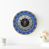 Pastor Priest Ordination Jubileum Glas in lood Grote Klok (Huis)