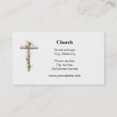 Pastor Reverend Church Visitekaartje (Achterkant)