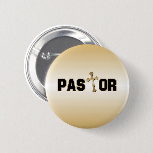 pastor ronde button 5,7 cm (Voorkant /achterkant)