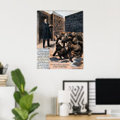 Pastor Russell in Den Haag van de Criticus Poster (Thuiskantoor)