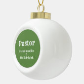 Pastor Snowflake ingelijst Ornament (Rechts)