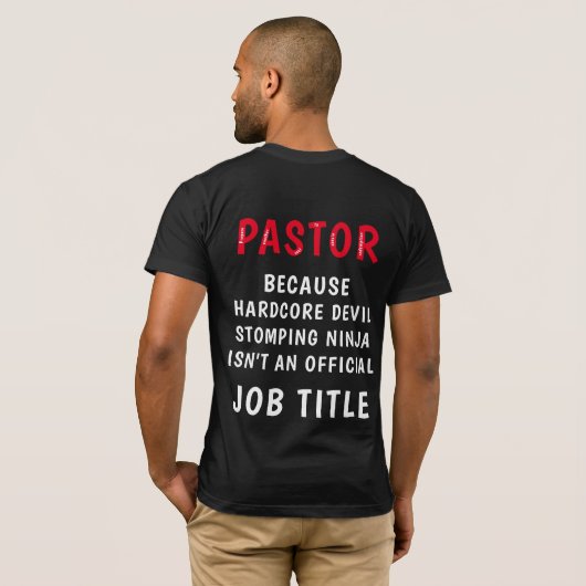 pastor t-shirt (Achterkant volledig)