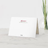 Pastor Thanksgiving Cadeaufval Bladeren Feestdagen Kaart (Achterkant)