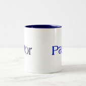 pastor tweekleurige koffiemok (Center)