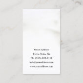 Pastor van de Church White Cross & Swan Bird Inspi Visitekaartje (Achterkant)