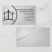 Pastor van de Witte en de Gouden Kruiskerk of Deac Visitekaartje (Voorkant / Achterkant)