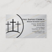 Pastor van de Witte en de Gouden Kruiskerk of Deac Visitekaartje (Voorkant)