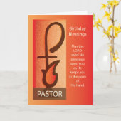 Pastor Verjaardag, Herder Personeel & Vlaming Reli Kaart (Gele Bloem)