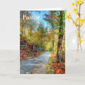 Pastor, voor uw Jubileum Kaart (Gele Bloem)