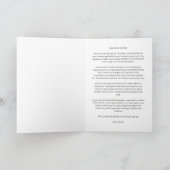 Pastor Waardering Dank u kaart - Floral (Binnen)