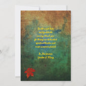 Pastor Waardering Herfst Scène Platte Kaart (Achterkant)