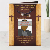 Pastor Waardering Kaart Ideeën, Jubileum of (Voorkant)