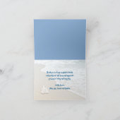 Pastor Waardering Strand Boardwalk Ocean Scene Bedankkaart (Binnen)