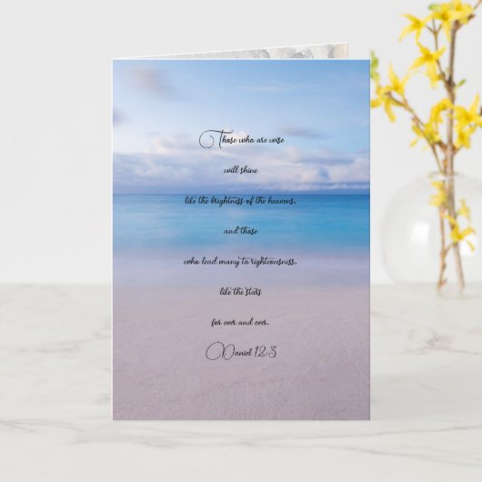 Pastor Wisdom Dank u de Grote Kaart van de Manuscr (Gele Bloem)