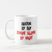 Pastor Zombie Slayer Joke Koffiemok (Links)