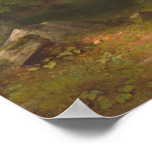 Pastoraal landschap - Asher Durand Fine Art Poster (Hoek)