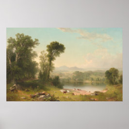 Pastoraal landschap - Asher Durand Fine Art Poster