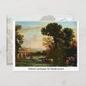 Pastoraal landschap. Door Claude Lorrain Briefkaart (Voorkant / Achterkant)