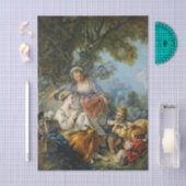 Pastoraal landschap door Francis Boucher Tissuepapier (Craft)