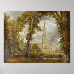 Pastoraal landschap - John Constable Poster